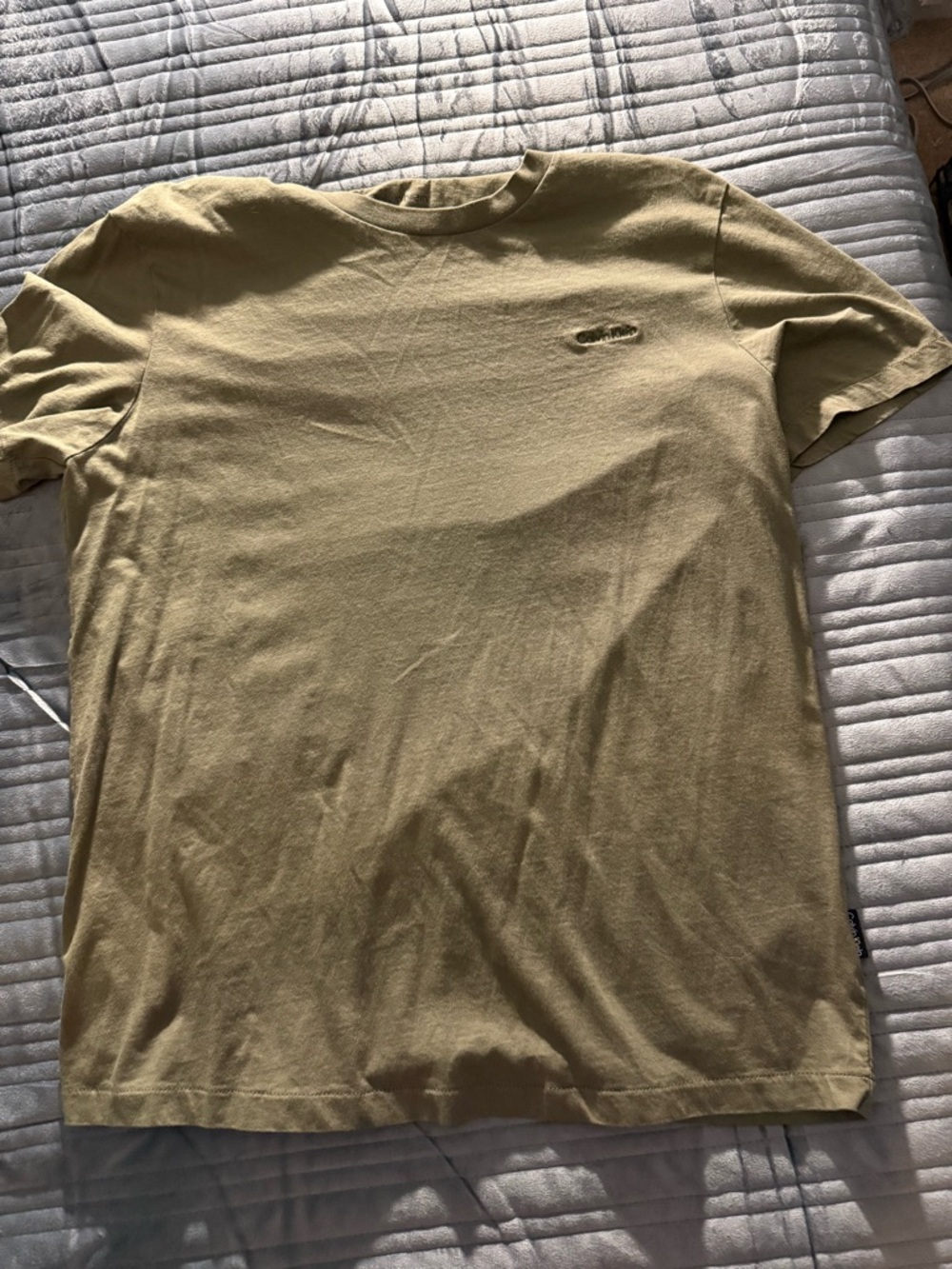 Calvin Klein Men's Olive Crewneck Short-Sleeve T-Shirt